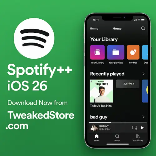 Spotify++ iOS 26 Updates