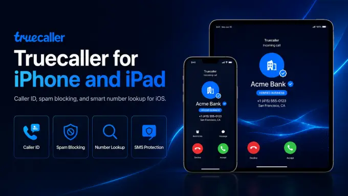 Truecaller for iPhone and iPad Devicess