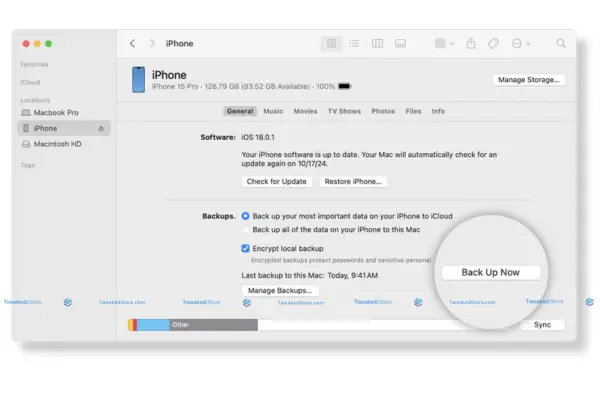 iPhone Backup Mac PC