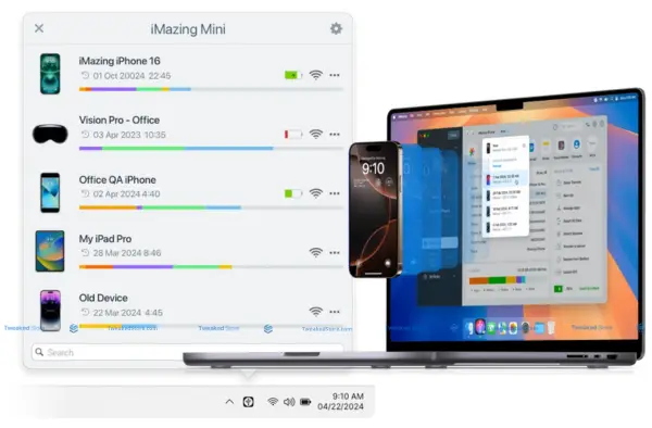 iPhone backup using iMazing